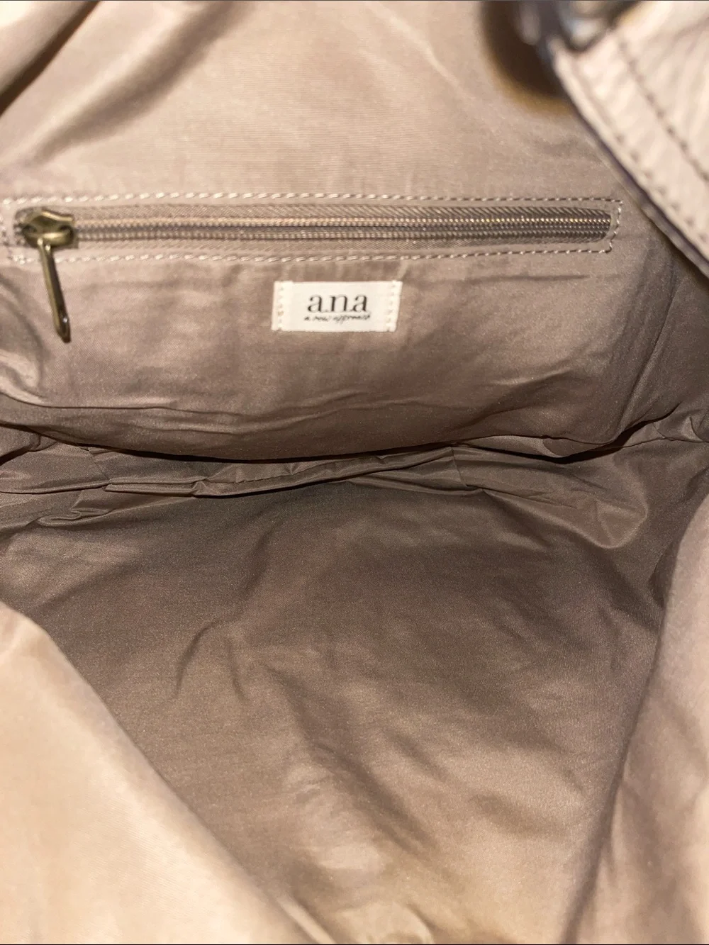 A.N.A CitySak Women's Tote Bag in Light Taupe